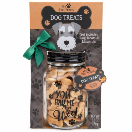 Woof dog treat deals jar