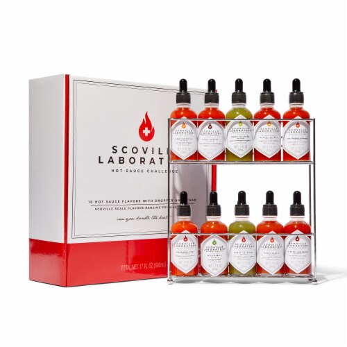Thoughtfully Gourmet, Scoville Laboratory Hot Sauce Challenge Gift Set