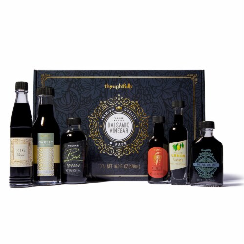 Thoughtfully Gourmet, Balsamic Vinegar Gift Set, Set of 6 Perspective: front