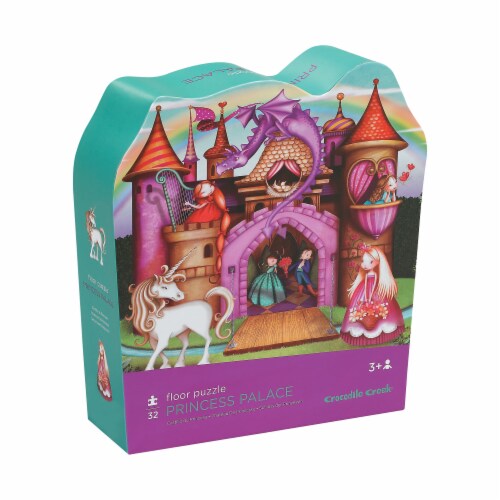 Crocodile Creek® Princess Palace Floor Puzzle Perspective: front