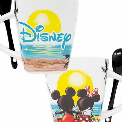 Disney  Disney Mickey Mouse Sunset Mug with Spoon Perspective: front
