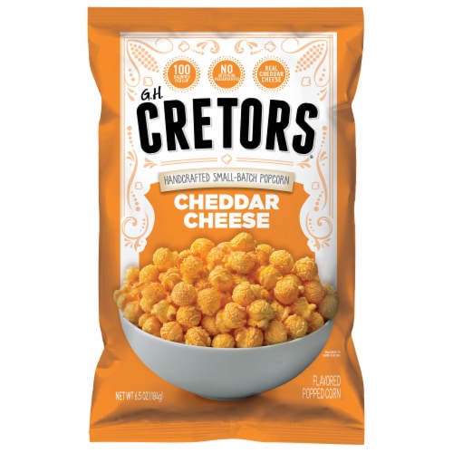 G.H. Cretors® Cheddar Cheese Popcorn Perspective: front