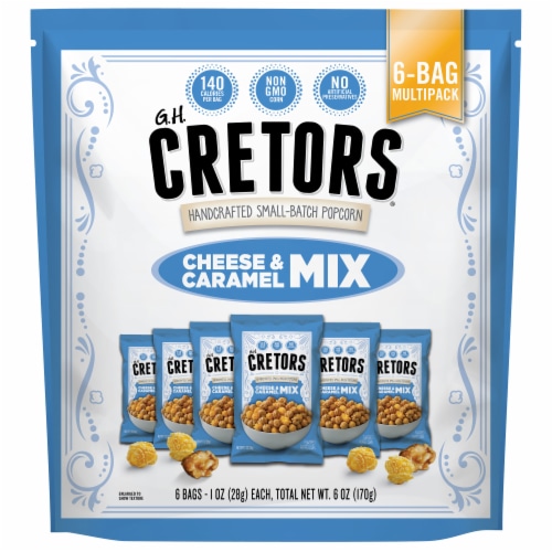 Cretors Cheese & Caramel Mix Multipack Perspective: front