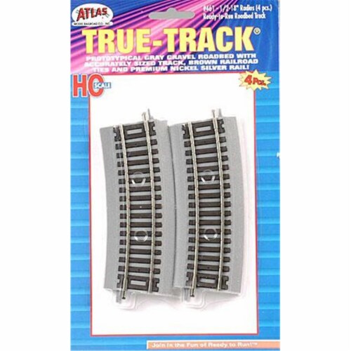 Atlas Track ATL461 0.5 18 in. True Track Radius - Pack of 4 Perspective: front