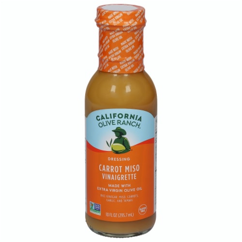 California Olive Ranch Dressing Carrot Miso Vinaigrette 10 Fl Oz, Case ...