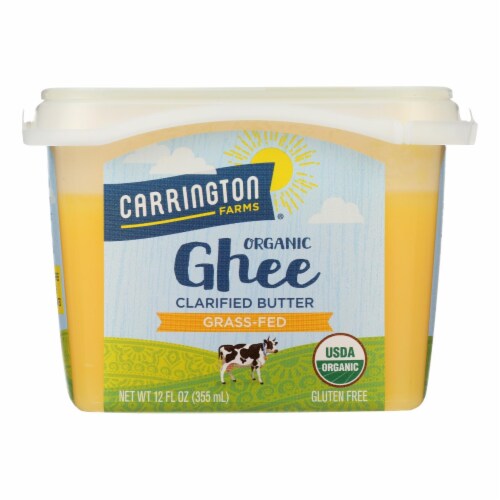 Carrington Farms Organic Ghee Clarified Butter 12 oz (Pack of 6), Case