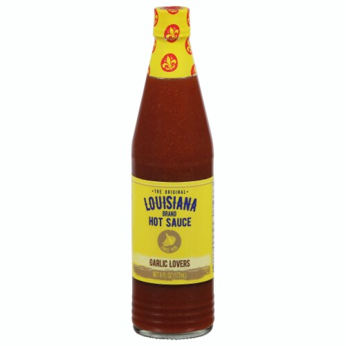 Louisiana Brand Sauce Hot Garlic Lovers 6 fl oz, Case of 12 6 FO each