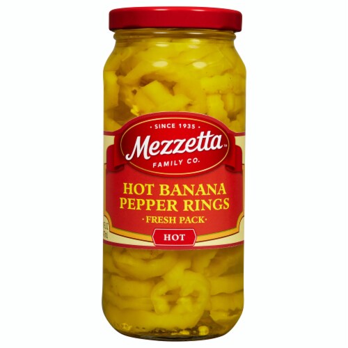 Mezzetta Pepper Banana Hot Sliced 16 oz, Case of 6 - 16 OZ each - Fry’s