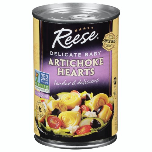 Reese Artichoke Hearts 10-12 14 oz Perspective: front