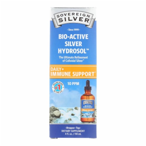Sovereign Silver Immune Support Dropper 4 fl. oz, Case of 3 4 OZ