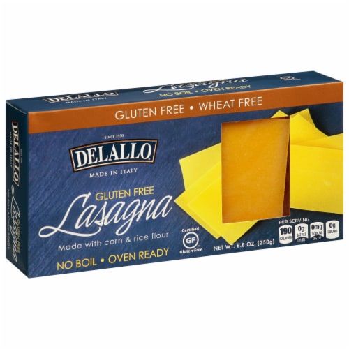 Delallo Pasta Lasagna Gluten Free 6 pk / 9 oz Kroger
