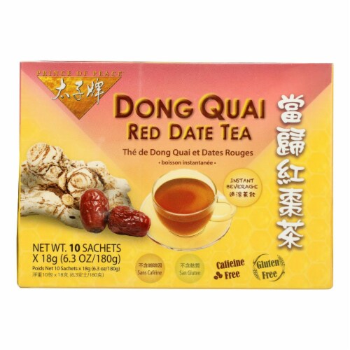 Prince Of Peace Tea Inst Dong Quai Date Perspective: front