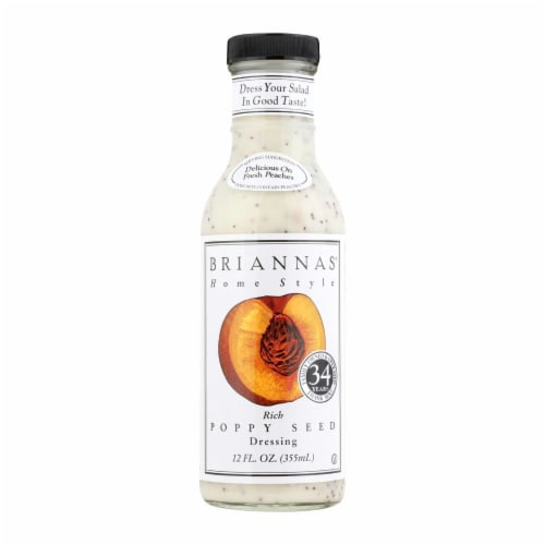 Briannas Dressing Poppy Seed Perspective: front