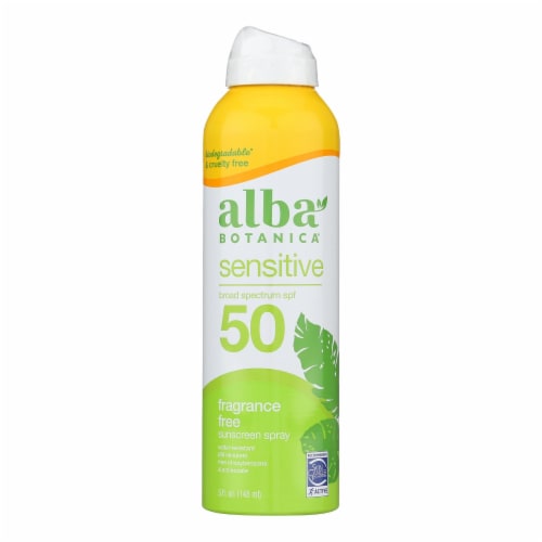 Alba Botanica Sunscreen SPF50 Fragrance Free Spray 5 oz Kroger