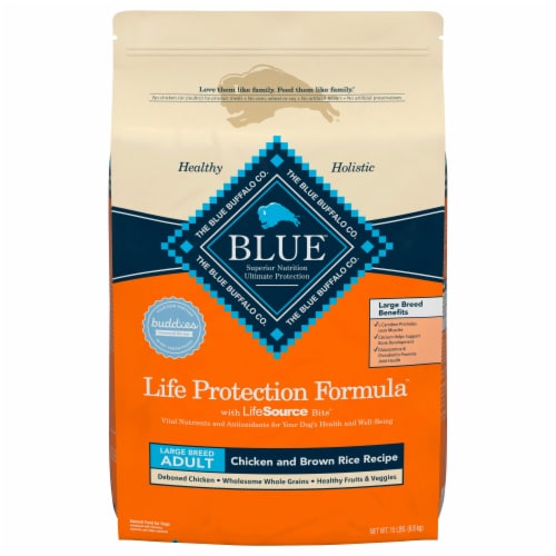 Blue Buffalo Dog Food Large Breed Adult 15 lb Kroger