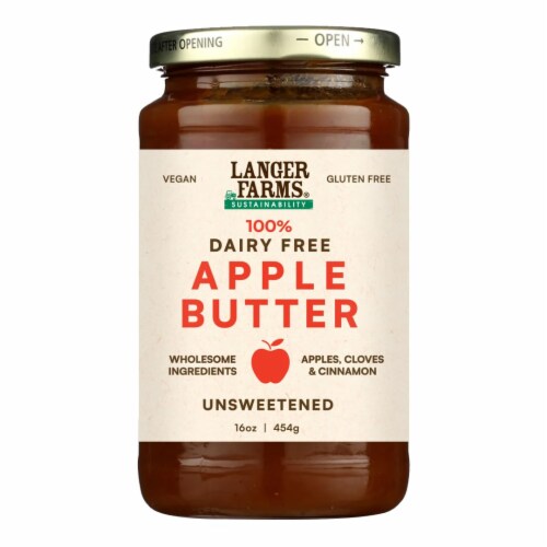 Langers Butter Apple Blossom Unsweetened Perspective: front