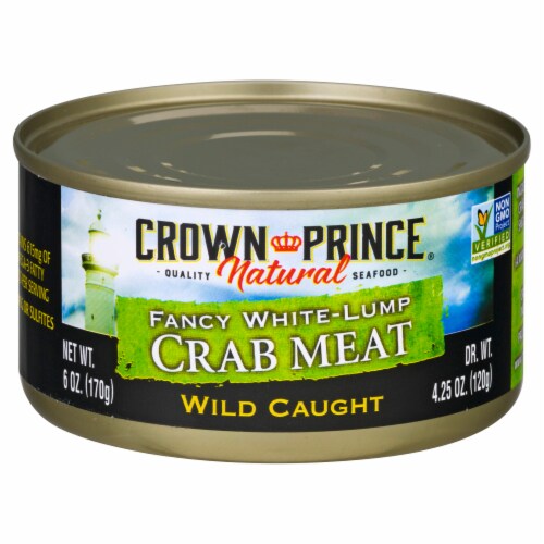 Crown Prince Crab Meat White Lump, 6 oz - Kroger