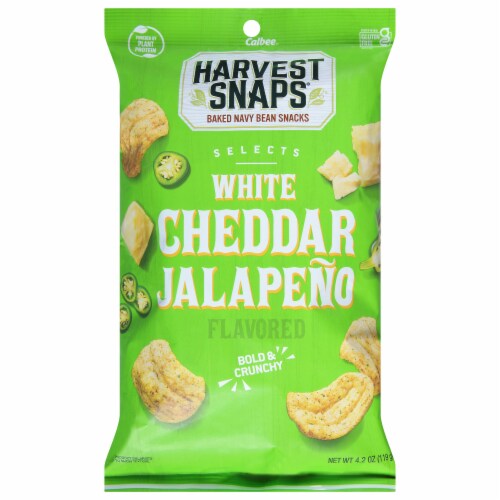Harvest Snaps Puffs Crunchy White Cheddar Jalapeno, 6 pk / 4.2 oz