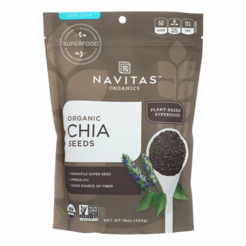 Navitas Organics Chia Seed Org, 16 oz Harris Teeter