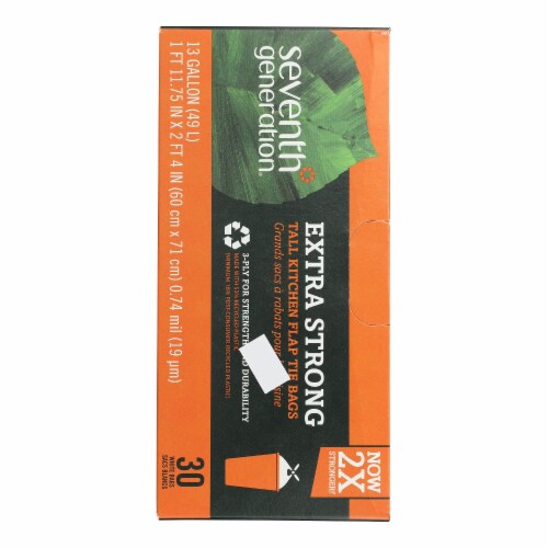 Seventh Generation Trash Bag Tall Kitchen 13gal, 30 pc Kroger