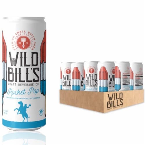 Wild Bill's Craft Rocket Pop Soda Perspective: front