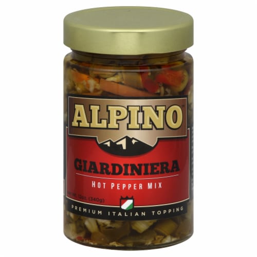 Alpino™ Giardiniera Hot Pepper Mix Perspective: front