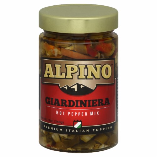 Alpino™ Giardiniera Hot Pepper Mix Perspective: front