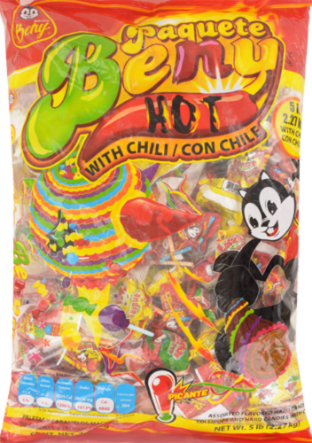 Beny Pinata Con Chile Mix Candy Perspective: front
