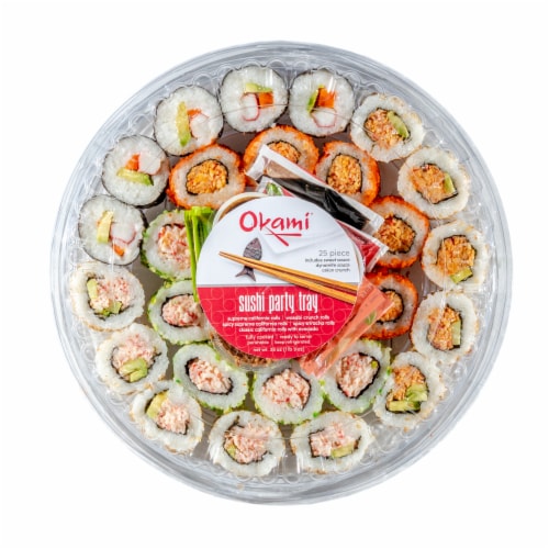 Okami Sushi Party Tray 26 oz Food 4 Less