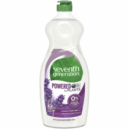 Seventh Generation Lavender Scent Liquid Dish Soap Perspective: front