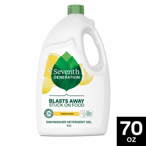 Seventh Generation Lemon Scent Dishwasher Detergent Gel Perspective: front
