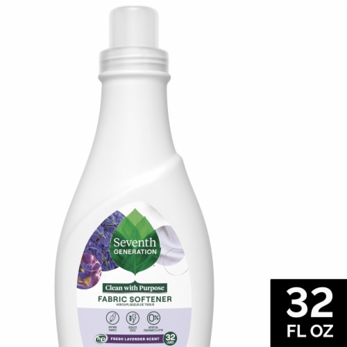 Seventh Generation Lavender Liquid Fabric Softener Perspective: front