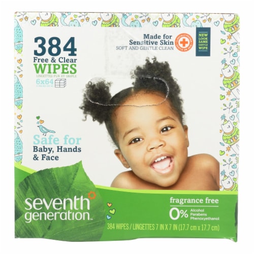 Seventh Generation Sensitive Protection Baby Wipes, 384 ct - Harris Teeter