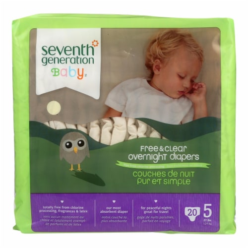 Overnight Baby Diapers - Size 5 (27-35 lbs)