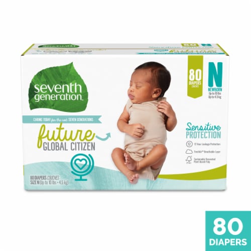 Seventh Generation® Newborn Diapers Perspective: front