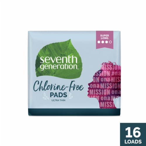 Seventh Generation Super Long Absorbency Ultra Thin Pads Perspective: front