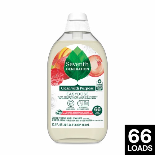 Seventh Generation EasyDose Mango & Mandarin Laundry Detergent Perspective: front