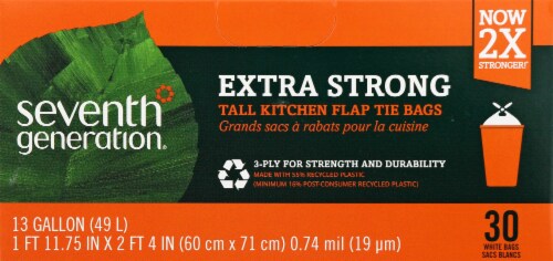 Seventh Generation Extra Strong Tall Kitchen Trash Bags - 13