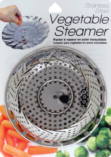 Good Living Stainless Steel Vegetable Steamer - Silver Perspective: front