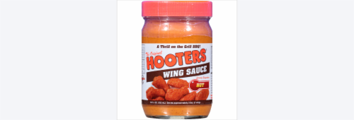Hooters®Breathe Right Extra Strength Tan Nasal Strips Hot Wing Sauce Perspective: front