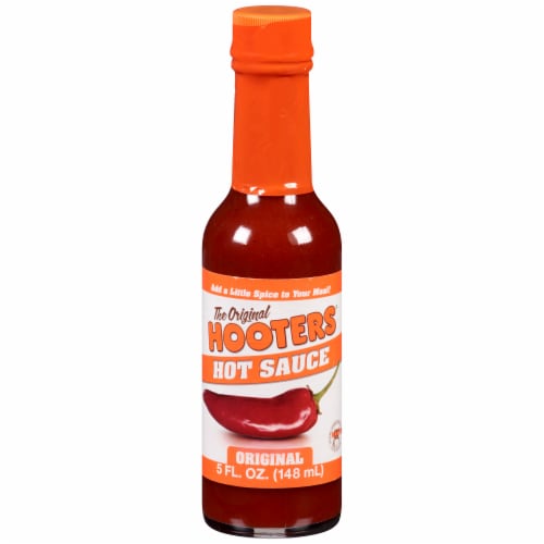 Hooters Original Hot Sauce Perspective: front