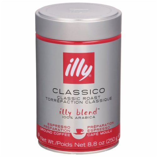 illy Ground Coffee Moka Classico Medium Roast, 8.8 Oz 