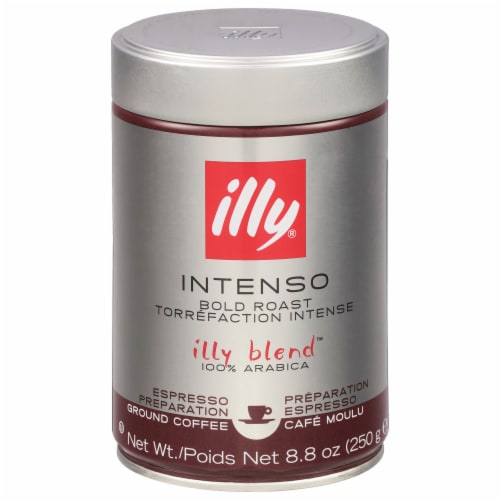 Illy Caffe Dark Roast Ground Espresso Perspective: front
