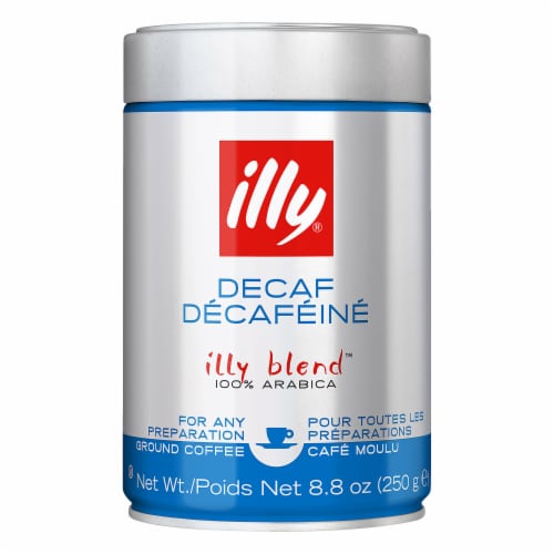 Illy Caffe Decaf Medium Roast Ground Coffee Perspective: front