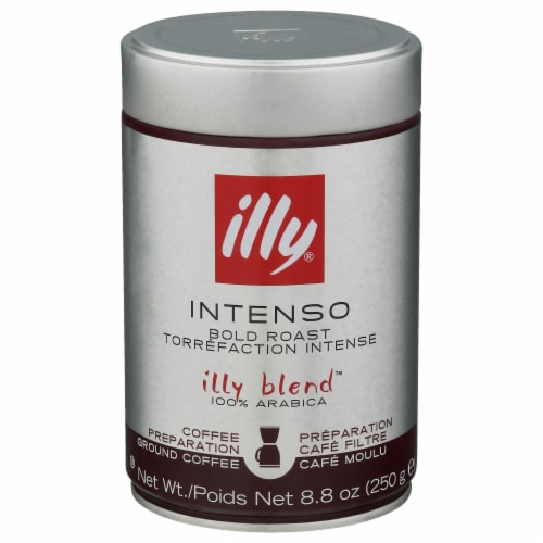 illy Whole Bean Coffee Intenso Bold Roast, 8.8 Oz 