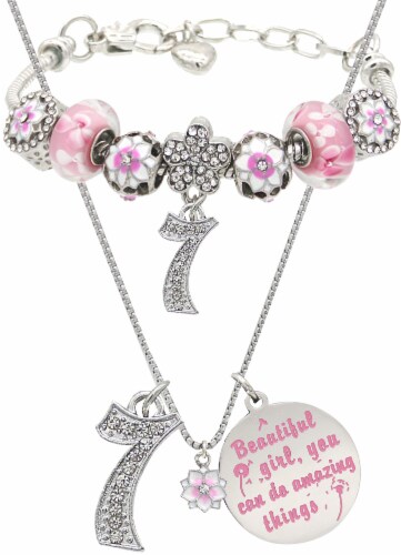 VeryMerryMakering Pink 7th Birthday Jewelry Gifts for Girls, Large - Fred  Meyer