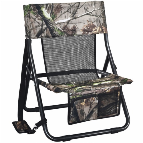 Folding Hunting Chair Portable Outdoor Camping Woodland Camouflage