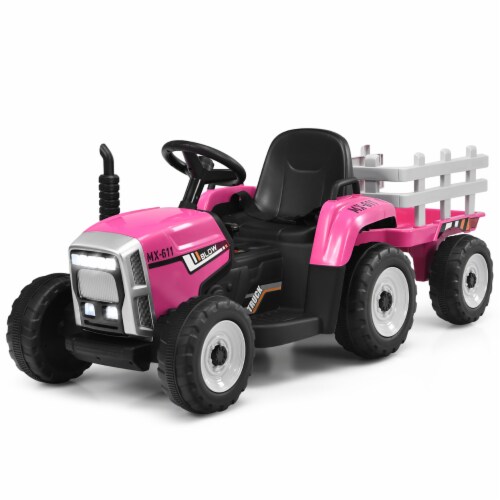 Pink tractor toy sales small