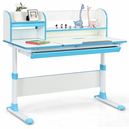 Costway Adjustable Height Kids Study Desk Drafting Table Computer