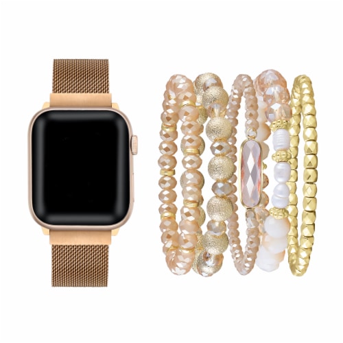 Rose Gold Band Bracelet Bundle for Apple Watch Series 1 2 3 4 5 6 SE Size 38mm 40mm 38mm 40mm Harris Teeter